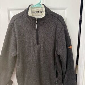 Orvis Charcoal Zip-Up Sweater